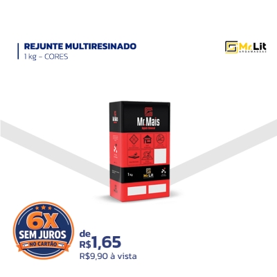 REJUNTE MULTIRESINADO - MrLit ARGAMASSAS