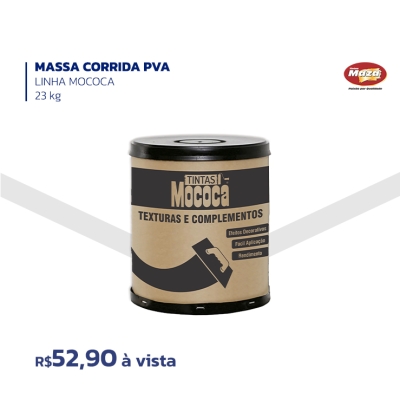 MASSA CORRIDA PVA - LINHA MOCOCA - 23 KG - MAZA 